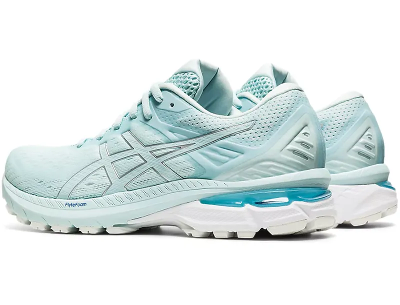 Asics Women's GT-2000 9 Aqua/Silver UK 4.5-2